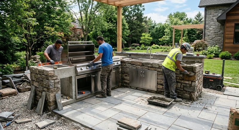 Outdoor Kitchen Construction in Charleston, SC
