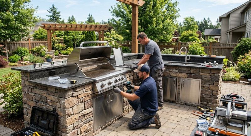 Outdoor Kitchen Renovation in Summerville, SC